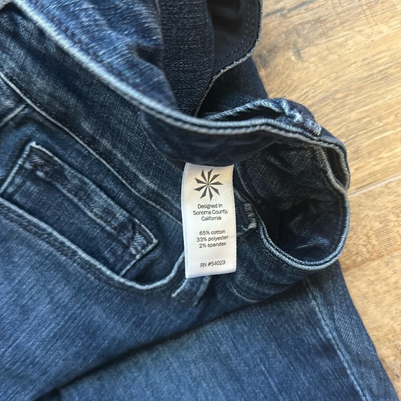 Athleta Sculptek Dark Wash Skinny Jeans #390N - Picture 3 of 4